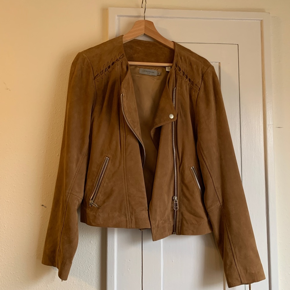 Liebeskind Cognac Suede Jacket